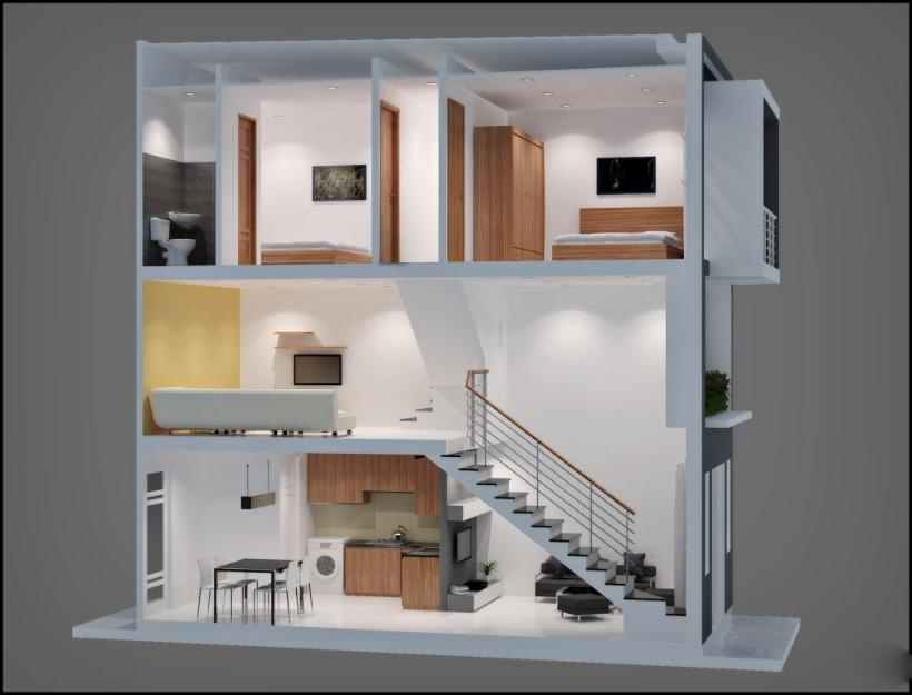 Thiết kế nhà cấp 4 tiện nghi 3 phòng ngủ - Thiết Kế Kiến Trúc | Thi Công  Xây Dựng | Thiết Kế Thi Công Nội Thất