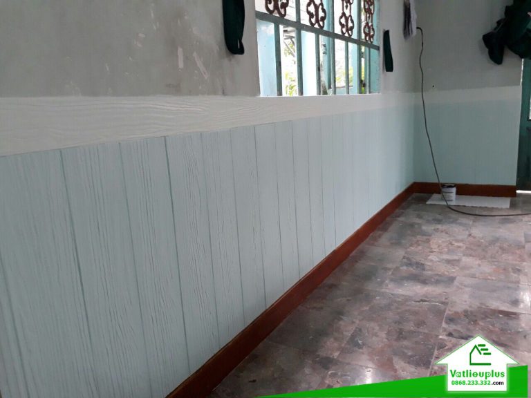 Lamri gỗ ốp tường chống thấm, tuyệt đẹp cùng SCG Smartwood