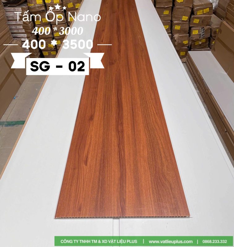 Mẫu tấm nhựa Nano ốp tường, trần mã SG 02