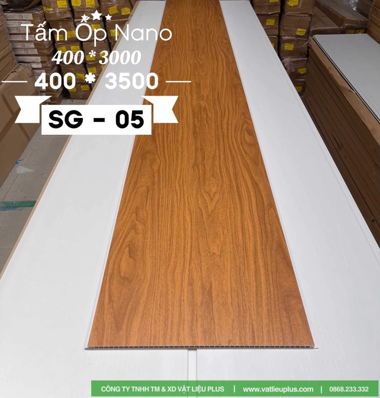 Mẫu tấm nhựa Nano ốp tường, trần mã SG 05