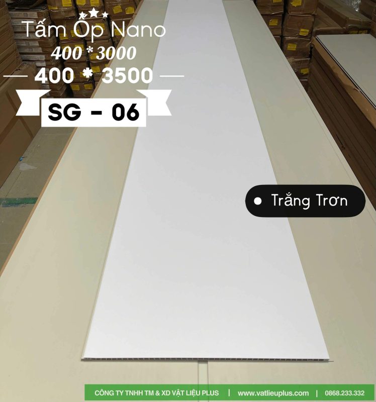 Mẫu tấm nhựa Nano ốp tường, trần mã SG 06
