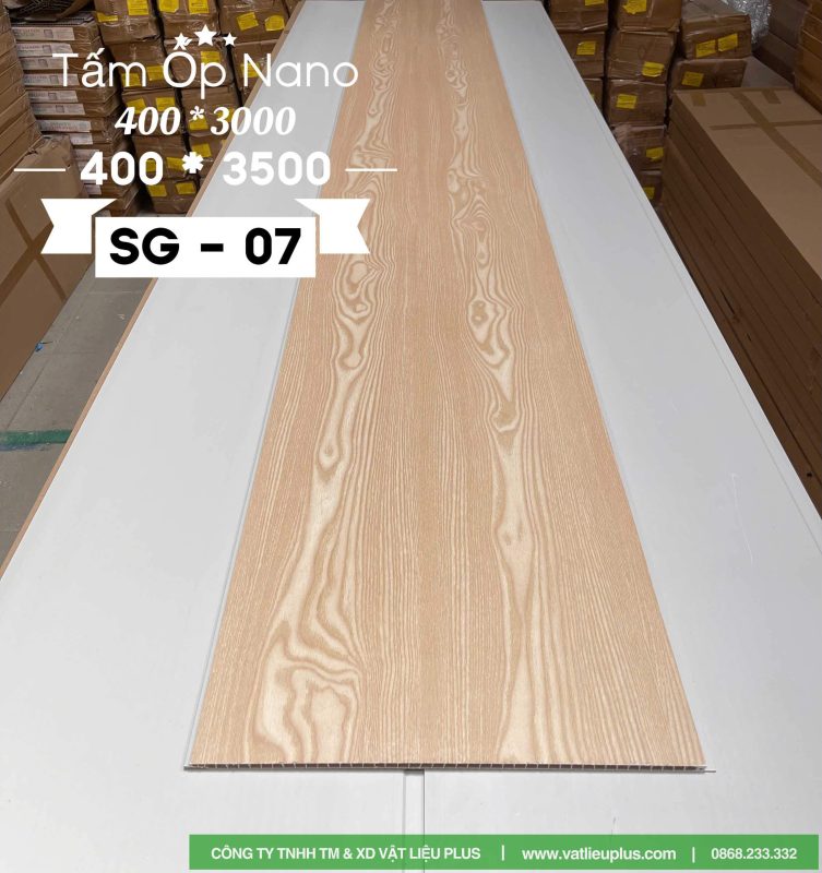 Mẫu tấm nhựa Nano ốp tường, trần mã SG 07