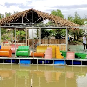 Tấm nhựa eco làm sàn nhà nổi